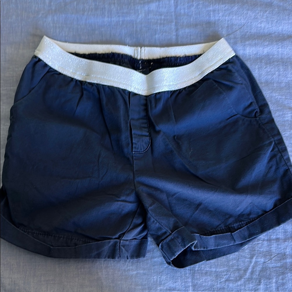 GAP Blue Shorts with Sparkly Elastic Waistband